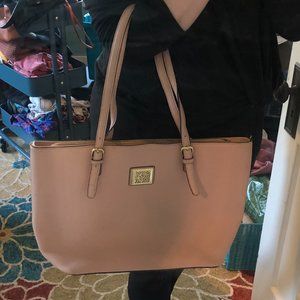 Large Light Pink Tote Bag